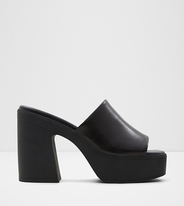 MAYSEE Open Toe Block Heel Sandals