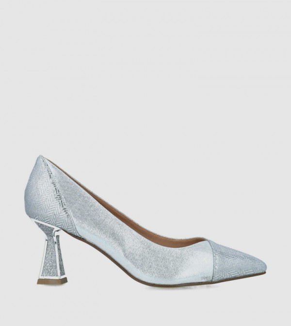 Flare Heel Pumps