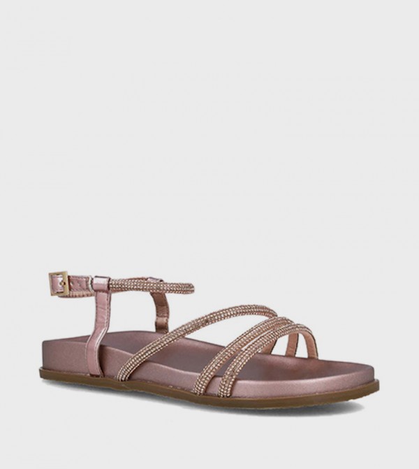 Embellished Flat Sandals