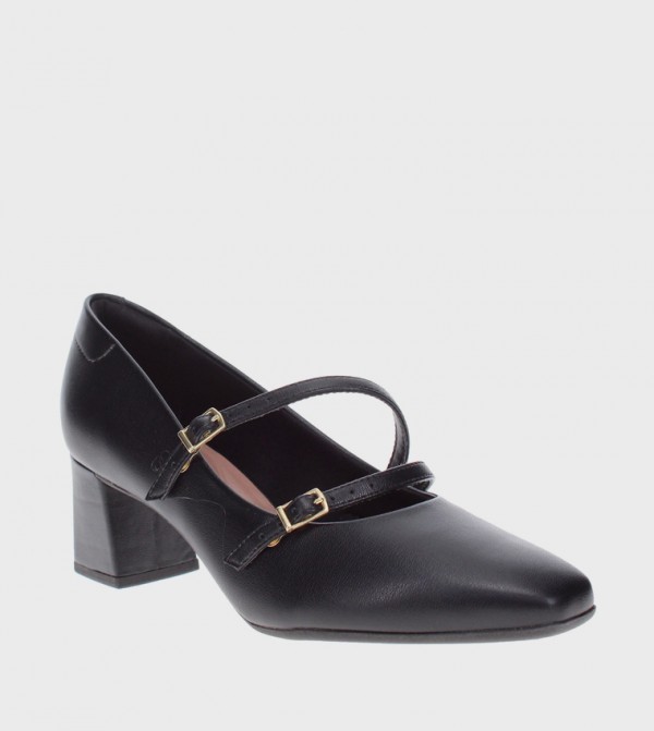 SIL Block Heel Pumps