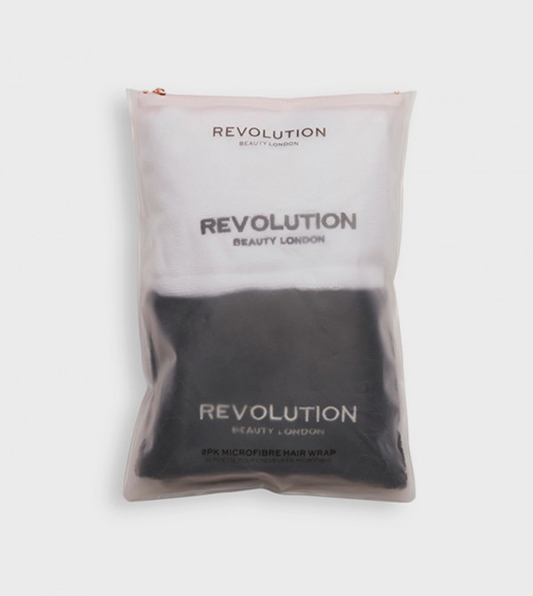 Buy Revolution 2 Pack Haircare Microfibre Hair Wraps In Multiple Colors