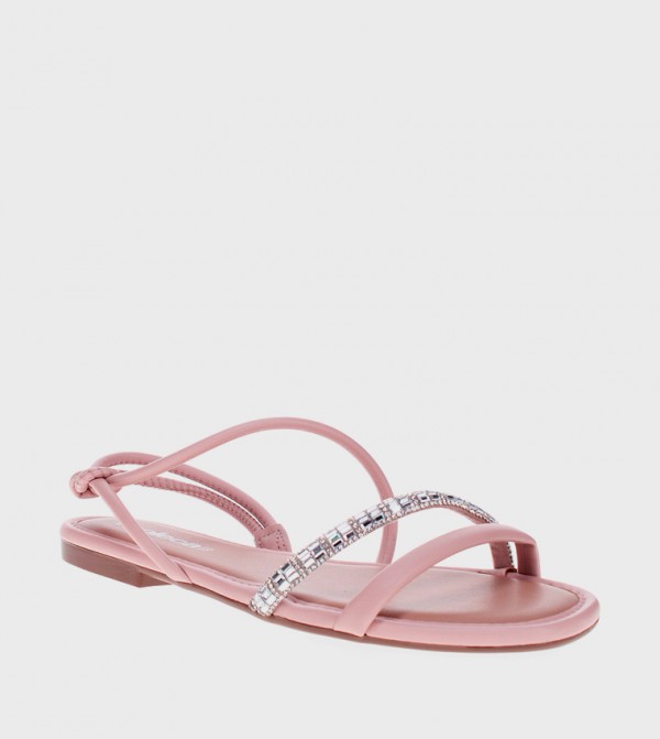AMA Embellished Flat Sandals