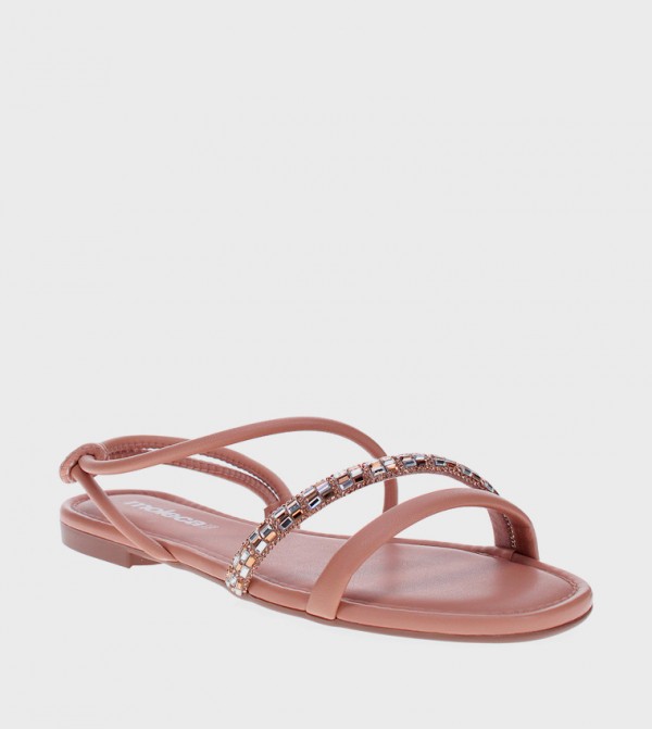 TAI Embellished Flat Sandals