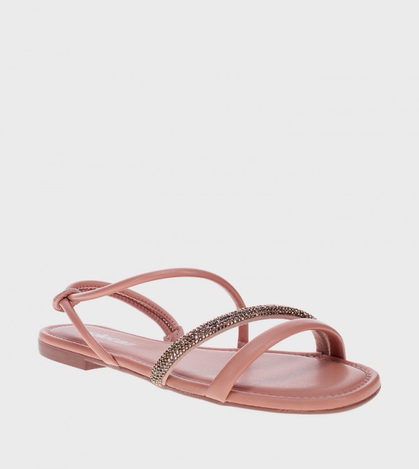 FAIE Embellished Flat Sandals