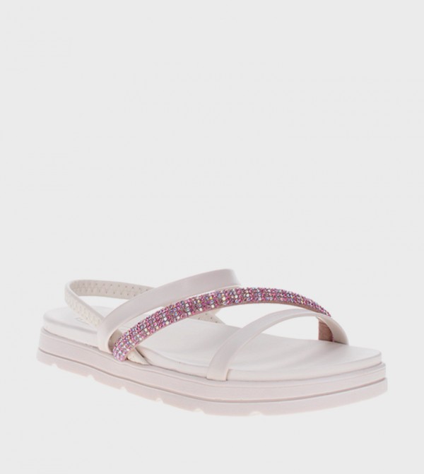 KAE Embellished Flatform Sandals