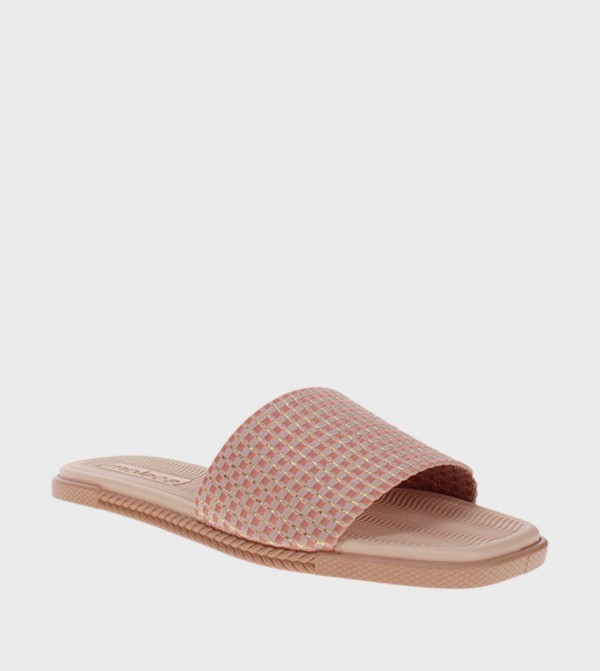 JIRA Embellished Slide Sandals