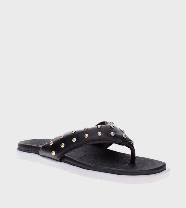 QAEST Studded Casual Sandals