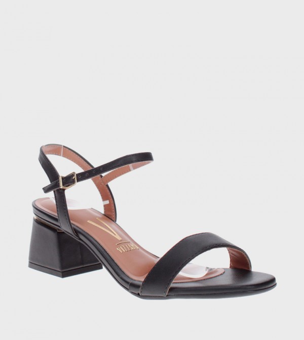 BREI Ankle Strap Block Heel Sandals