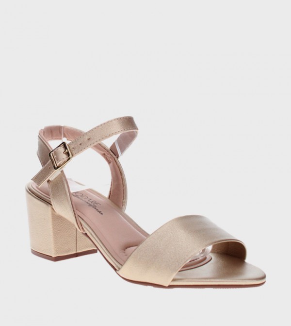 CIEL Ankle Strap Block Heel Sandals