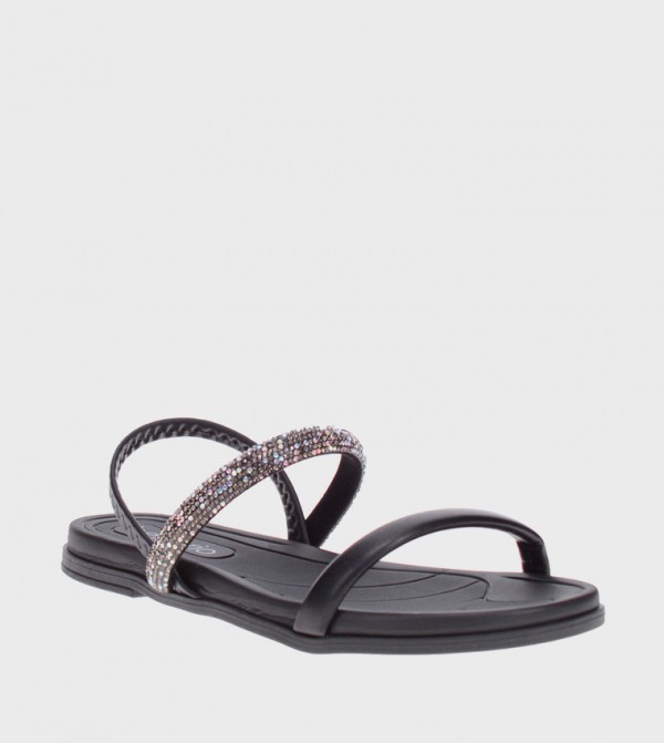 KIE Embellished Flat Sandals