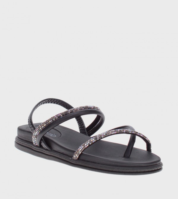 KYRILLOS Embellished Flatform Sandals
