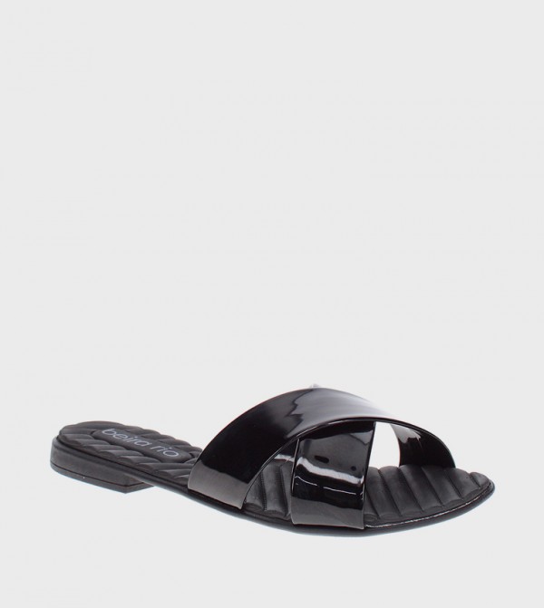 IGRAINE Cross-Cross Flat Sandals