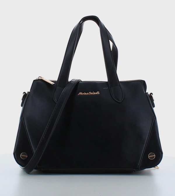 Logo Detail Satchel Bag