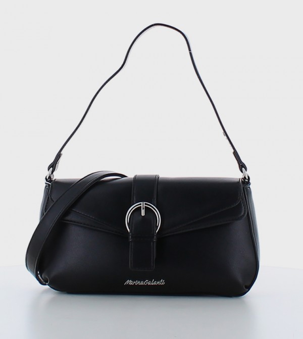 Logo Detail Flap Shoulder Bag