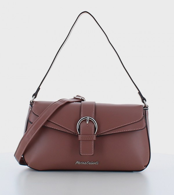 Logo Detail Flap Shoulder Bag