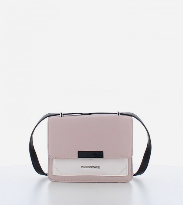 MADREPERLA Color Block Crossbody Bag