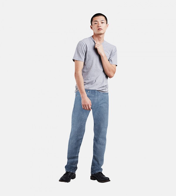 505™ Washed Straight Fit Jeans
