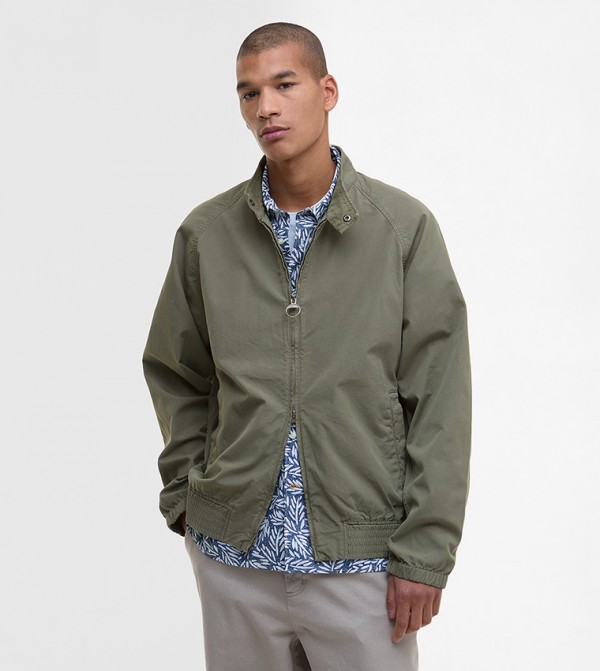 ROYSTON Solid Harrington Jacket