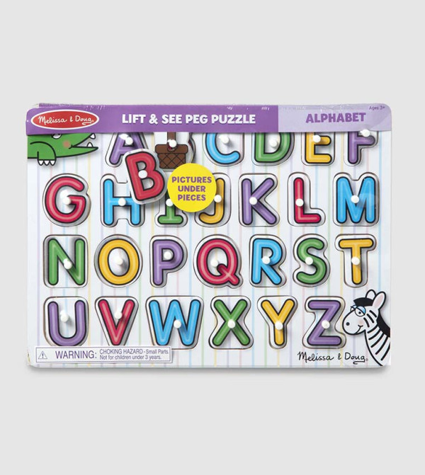 Buy Melissa And Doug See Inside Alphabet Peg In Multiple Colors