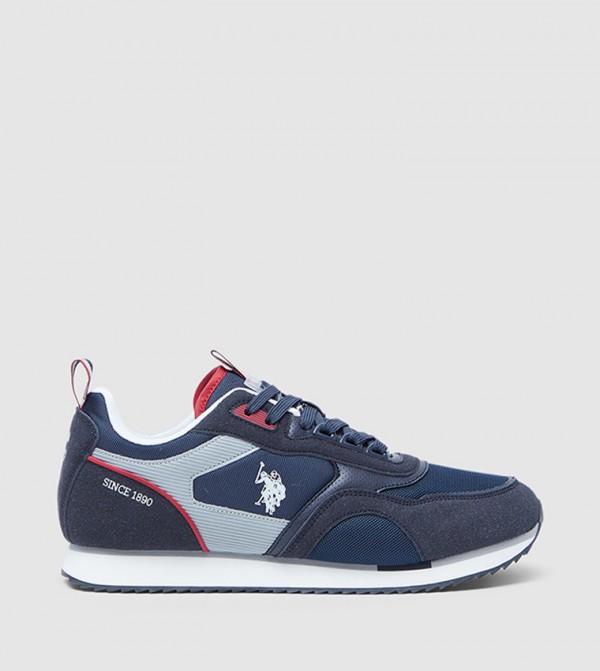 MEDI Color Block Lace-Up Sneakers