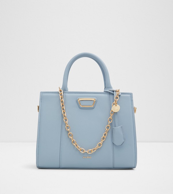 MEERYLE Chain Link Detail Satchel Bag