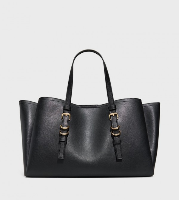 MELEAH Textured Tote Bag
