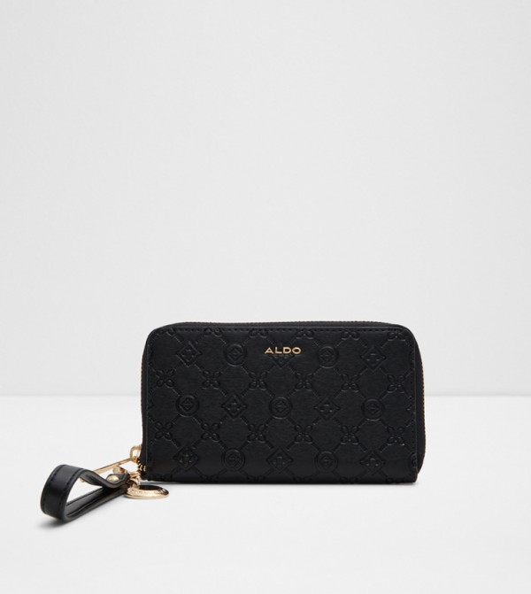 MELISANDE Embossed Zip Round Wallet