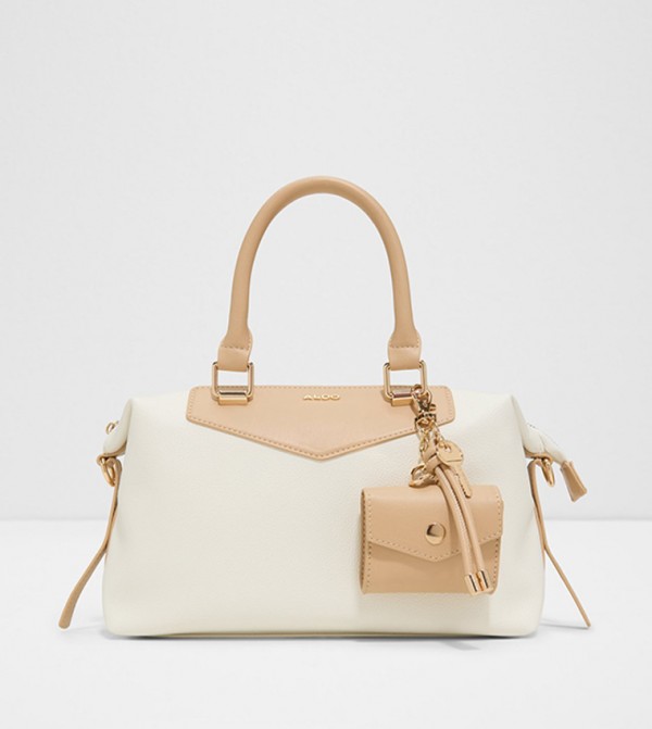 MELLOW Textured Satchel Bag