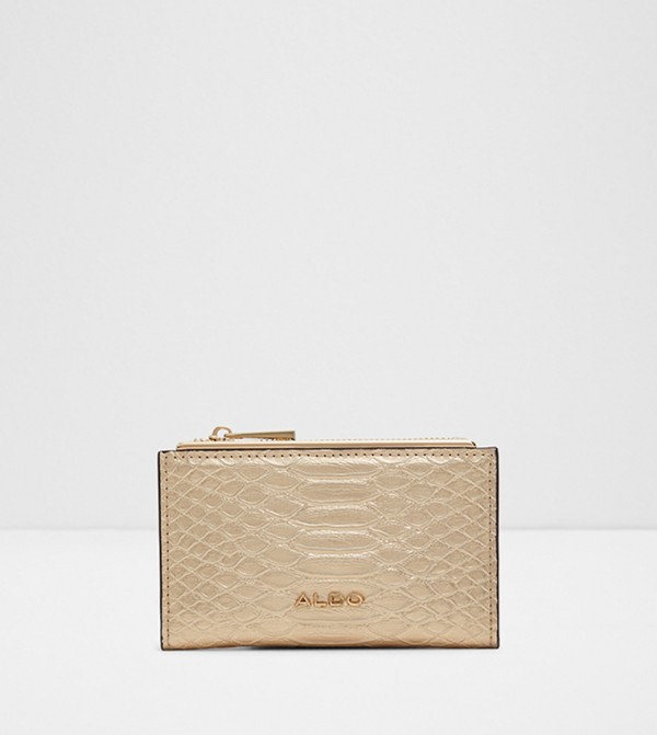 MERECLYA Croc Textured Bi-Fold Wallet