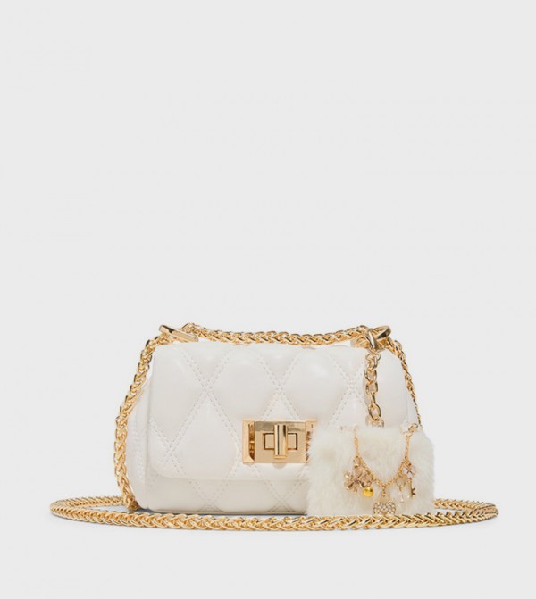 MIAWHITE Quilted Flap Crossbody Bag