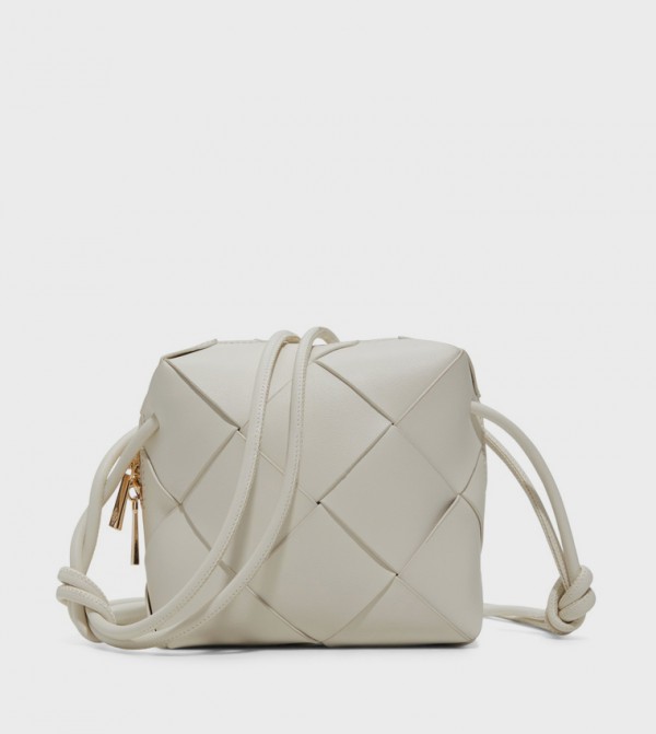 MICAHH Braided Crossbody Bag
