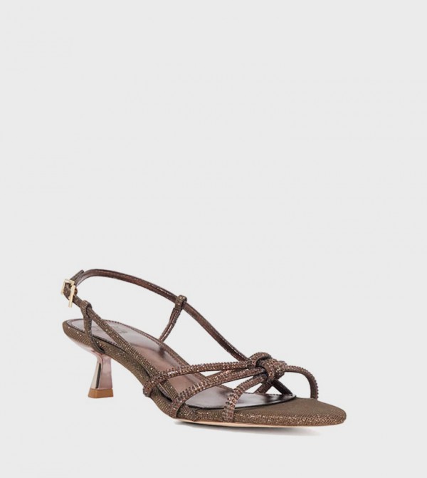 MILAS Embellished Heel Sandals