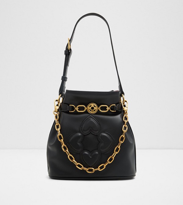 MIRALUNA Appliqued Bucket Bag