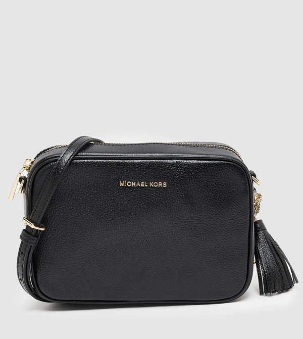 Logo Metal Tassel Detail Camera Bag