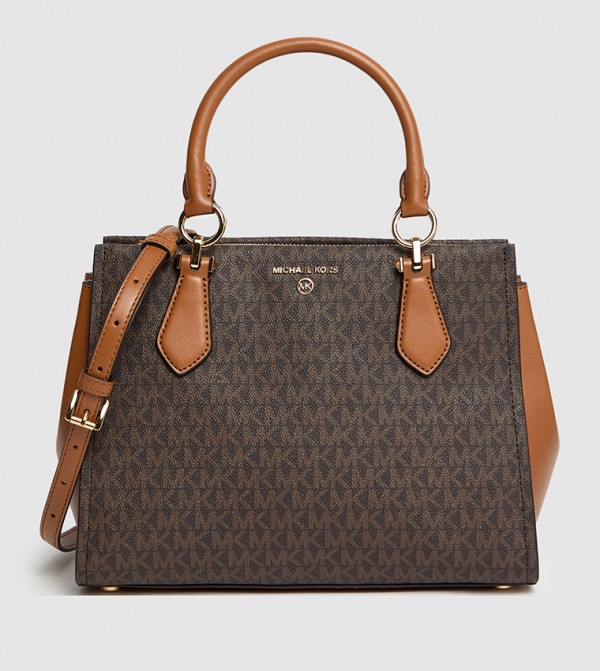 MARILYN Monotype Printed Satchel Bag