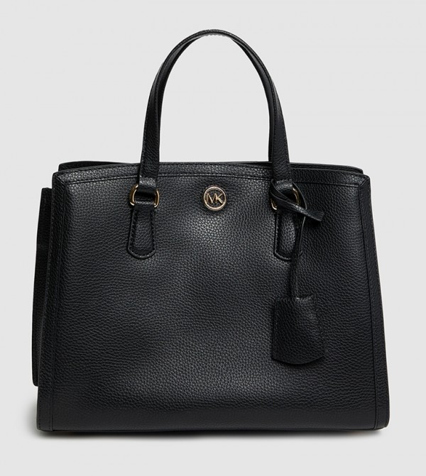 Textured Satchel Bag
