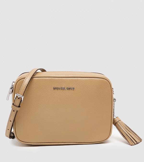 Logo Metal Tassel Detail Camera Bag