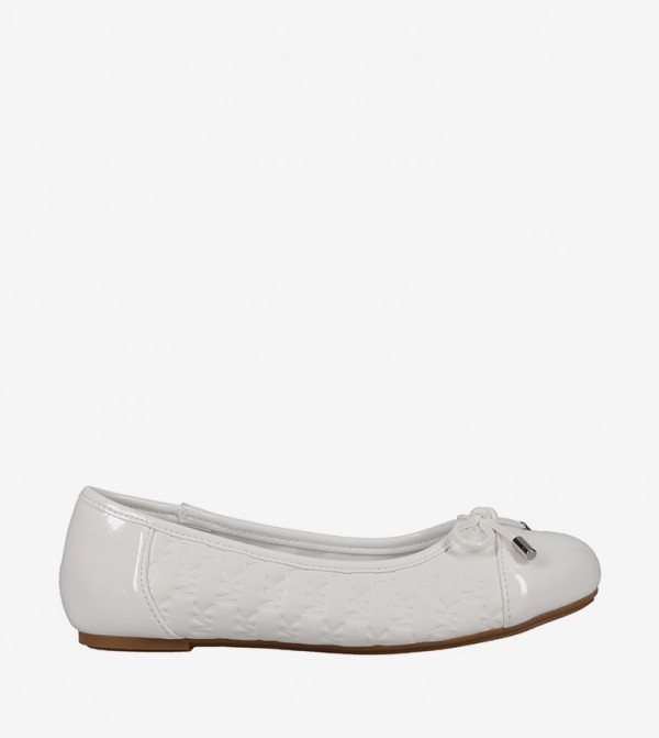 KENYA BOW Monogram Debossed Ballerinas