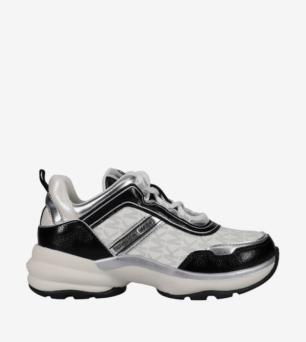 OLYMPIA Monogram Print Chunky Sneakers
