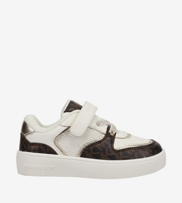 JEM RUMI PS Monogram Print Velcro Sneakers