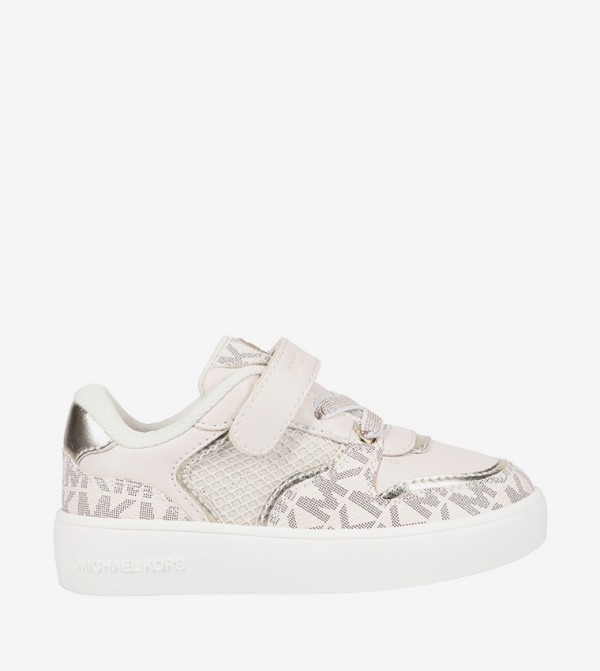 JEM RUMI PS Monogram Print Velcro Sneakers