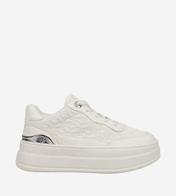 HAYES Monogram Debossed  Platform Sneakers