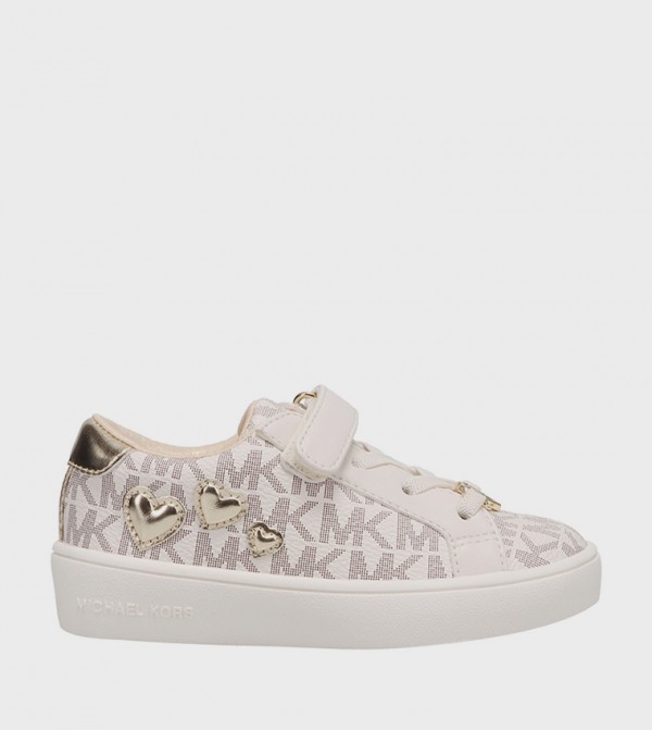 JEM KEHLANI Logo Printed Lace-Up Sneakers