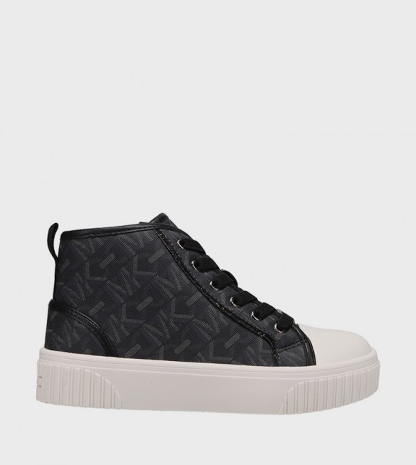 SKATE SPLIT Logo Printed High Top Sneakers