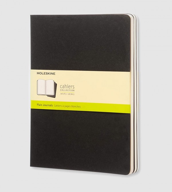 Buy Moleskine Cahier Journal Set 3 Notebooks With Plain Pages Cardboard