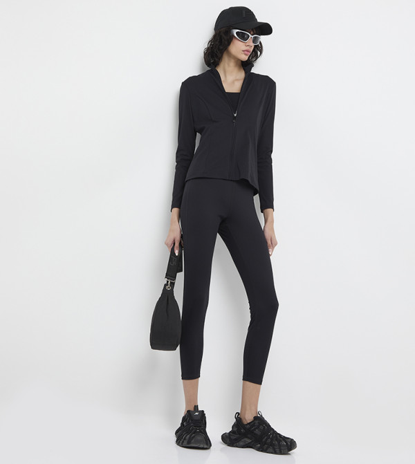 High Waist Cropped Leggings