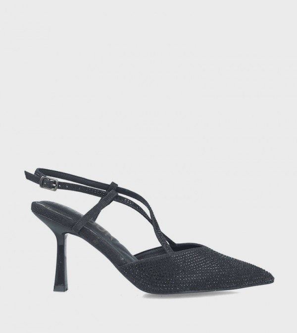 ITZAE Embellished Slingback Pumps