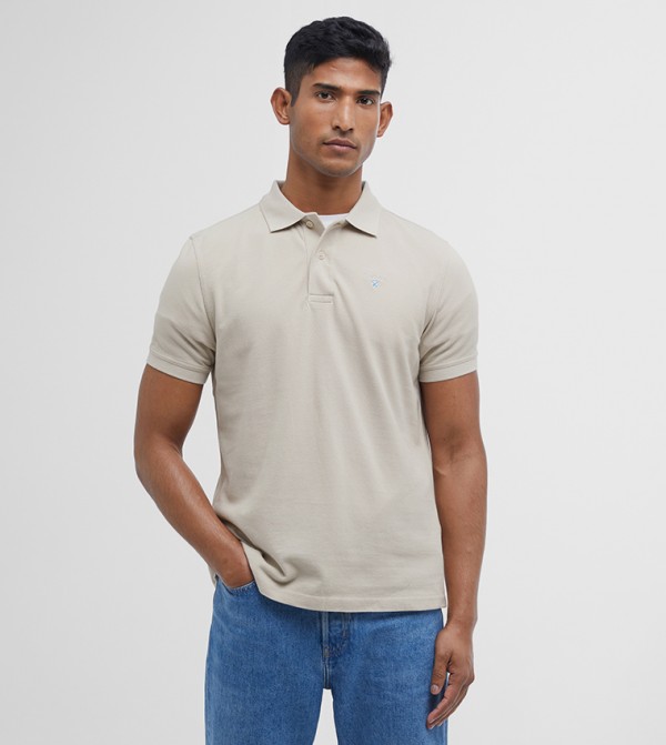 Logo Embroidered Tailored Polo T-Shirt
