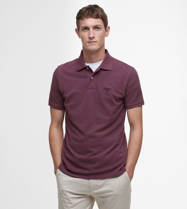 Logo Embroidered Short Sleeves Polo T-Shirt