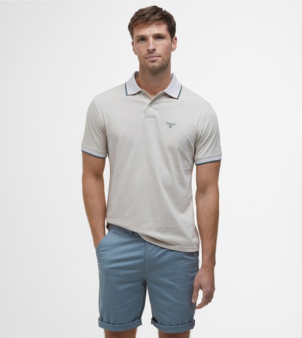 Logo Embroidered Cornsay Polo T-Shirt